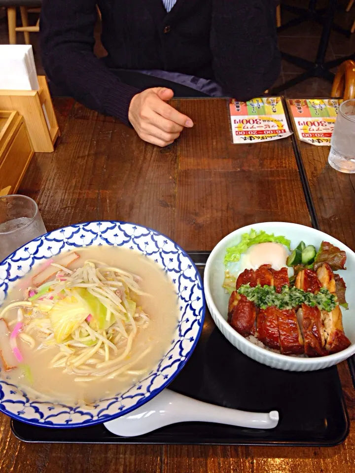 ちゃんぽんと鶏香りご飯！|Touta  Kamiyaさん