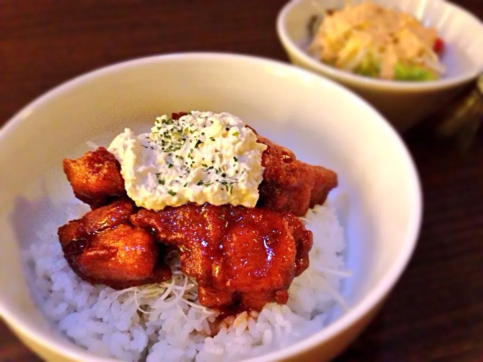 Snapdishの料理写真:チキン南蛮丼|すずきのさん