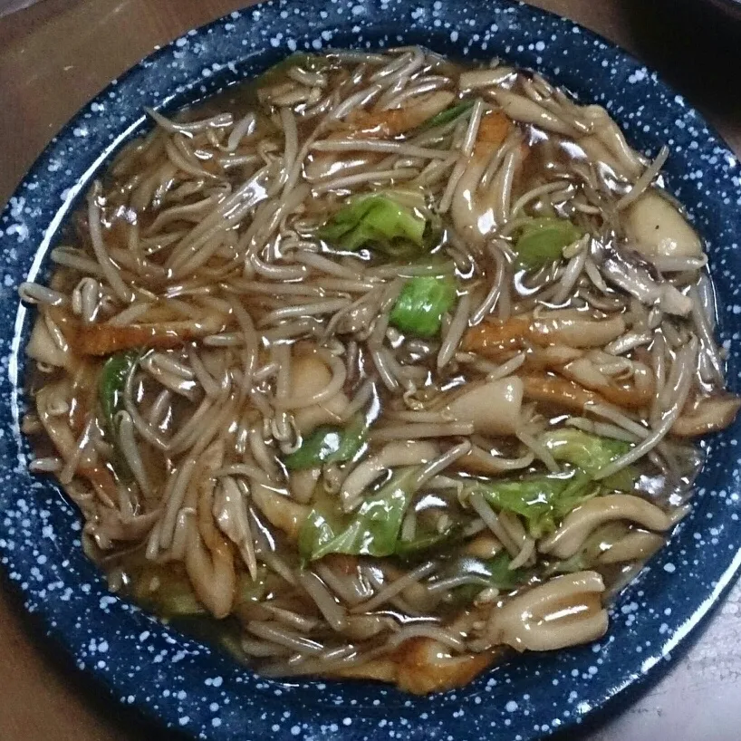 あんかけ野菜炒め。舞茸も入れた。塩味もちょうどよく美味しかった！|masahiroさん