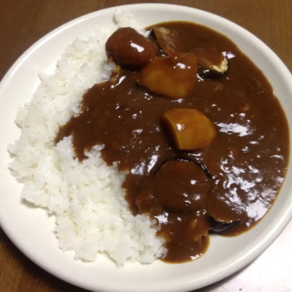 ２日目のカレーは、ナスカレーにした。|masahiroさん