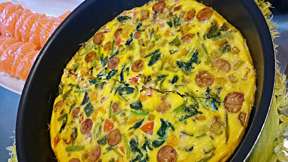 スパニッシュオムレツ|あさこもかさん