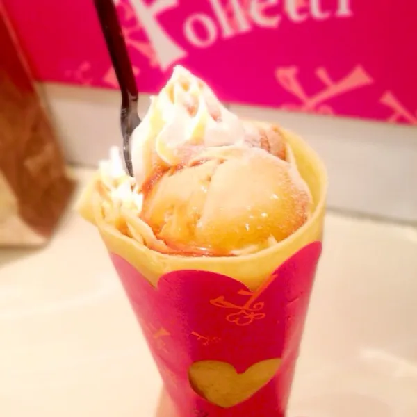 キャラメルクレープ(´∀｀=)あまあま〜！|ayaさん