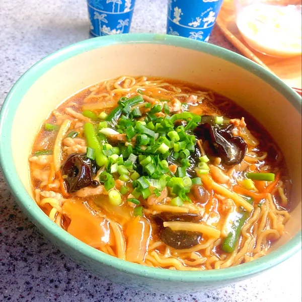 野菜あんかけ麺。温まりました(´∀｀=)チャイナボイジャー大好き！|ayaさん