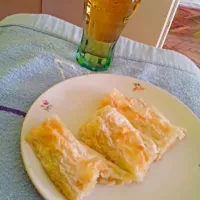 pie and apple juice|Milicaさん