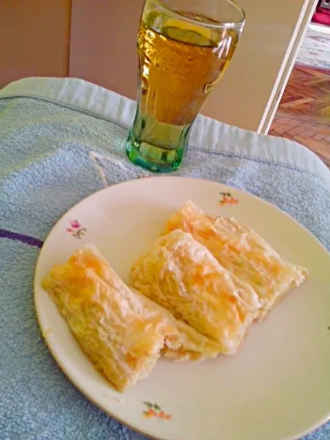 pie and apple juice|Milicaさん