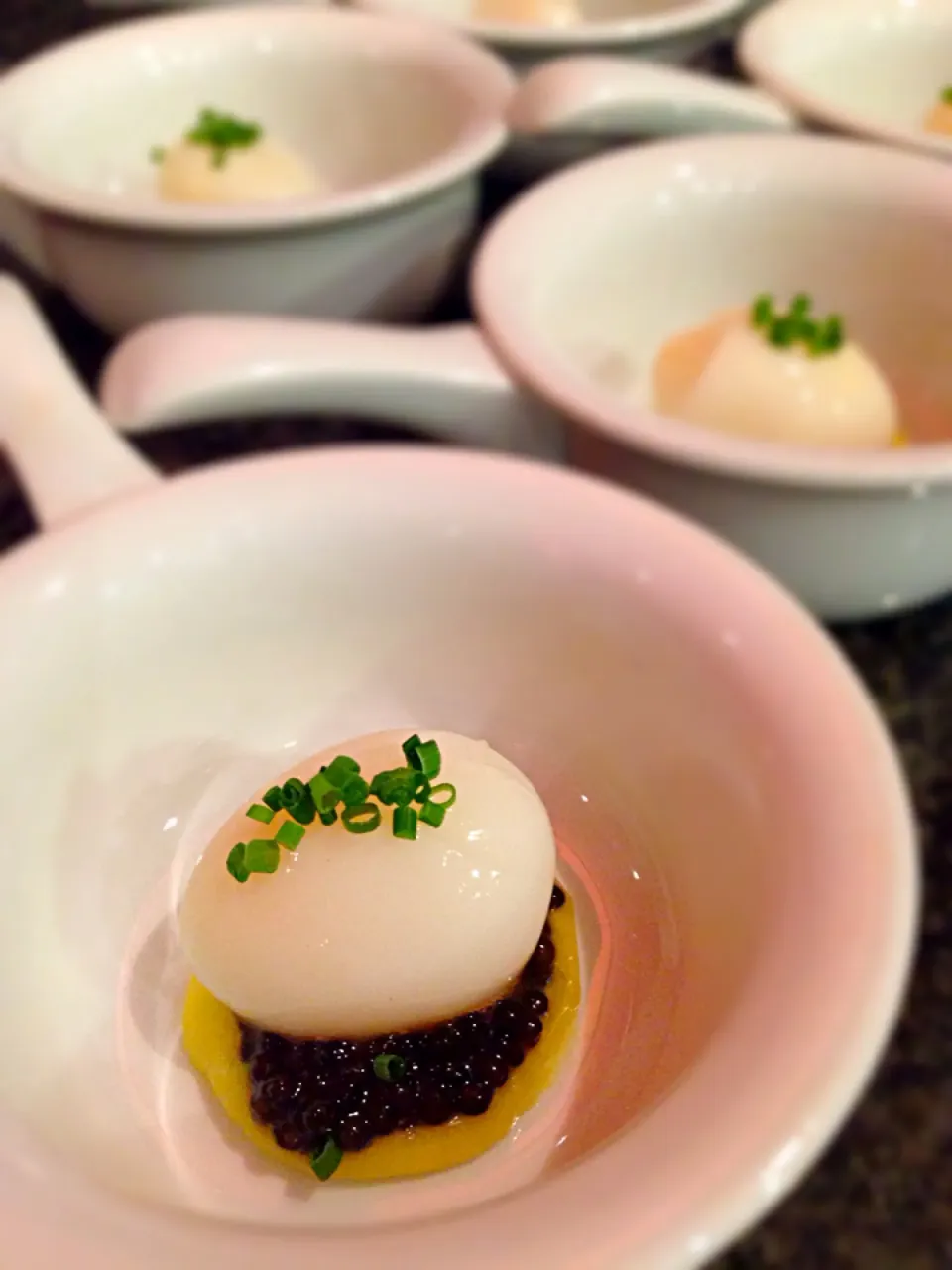 Onsen quail egg w osscietra caviar|willzさん