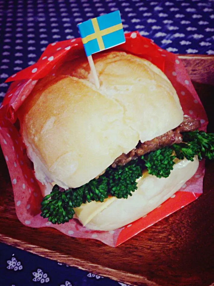 今日のお弁当(さっくりフランスバーガー！)|まいまいさん