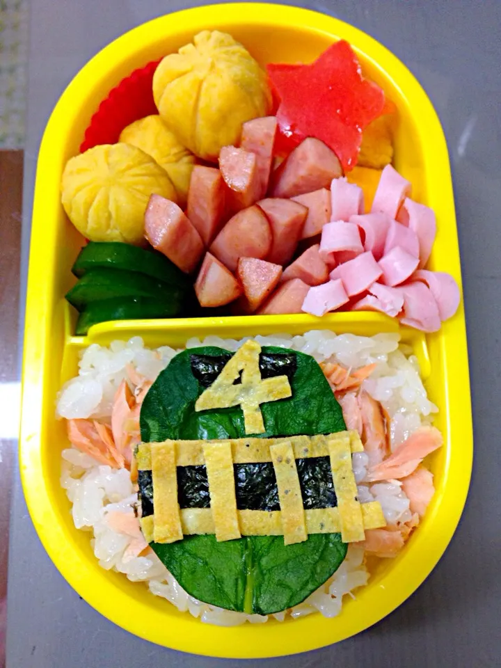 トッキュージャー4号鮭弁当|mahalo_mさん