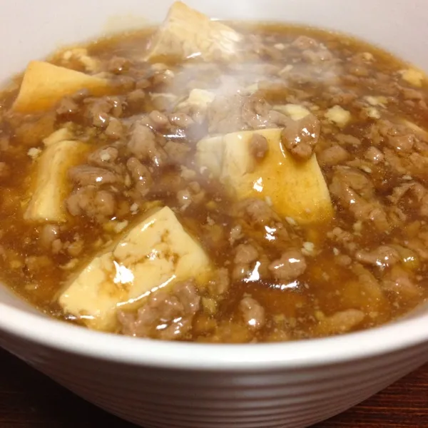 Snapdishの料理写真:和風麻婆丼/最近定番になりつつある簡単料理(^^)|toccoさん