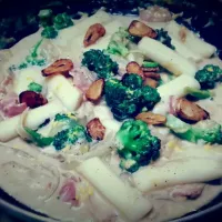 soybean milk carbonara TTEOKBOKKI|Juhee Hanさん