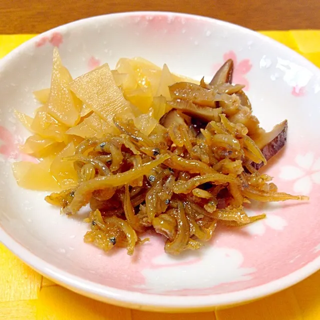 かんぴょう炊き、椎茸の含め煮、いかなごの釘煮|舐め子さん