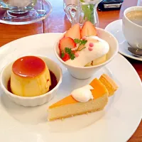 Snapdishの料理写真:GODIVA cafe 期間限定プレート|leeさん