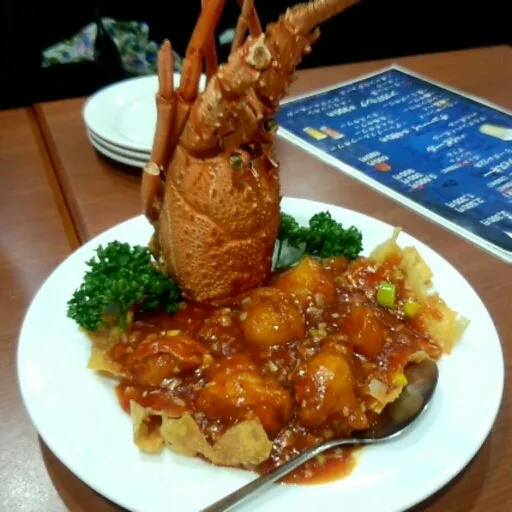 伊勢えびのチリソース♪|すぬすぬさん