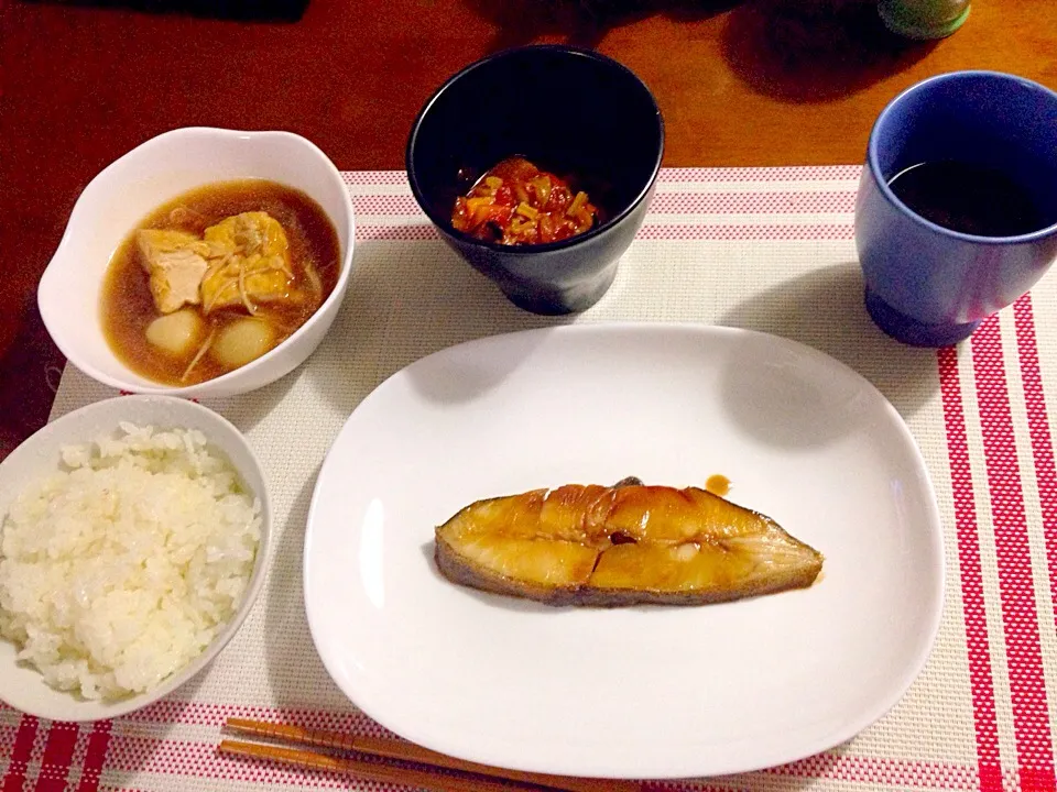 今日の晩御飯 インフルやから適当になったけどもー、、、|よっぴさん