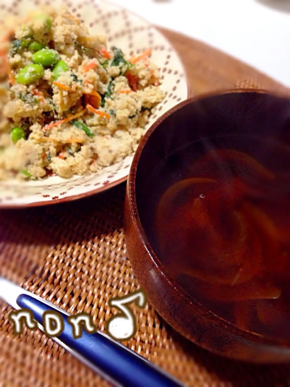 あつしさんからのオカザえもん八丁味噌で味噌汁✨|nonさん