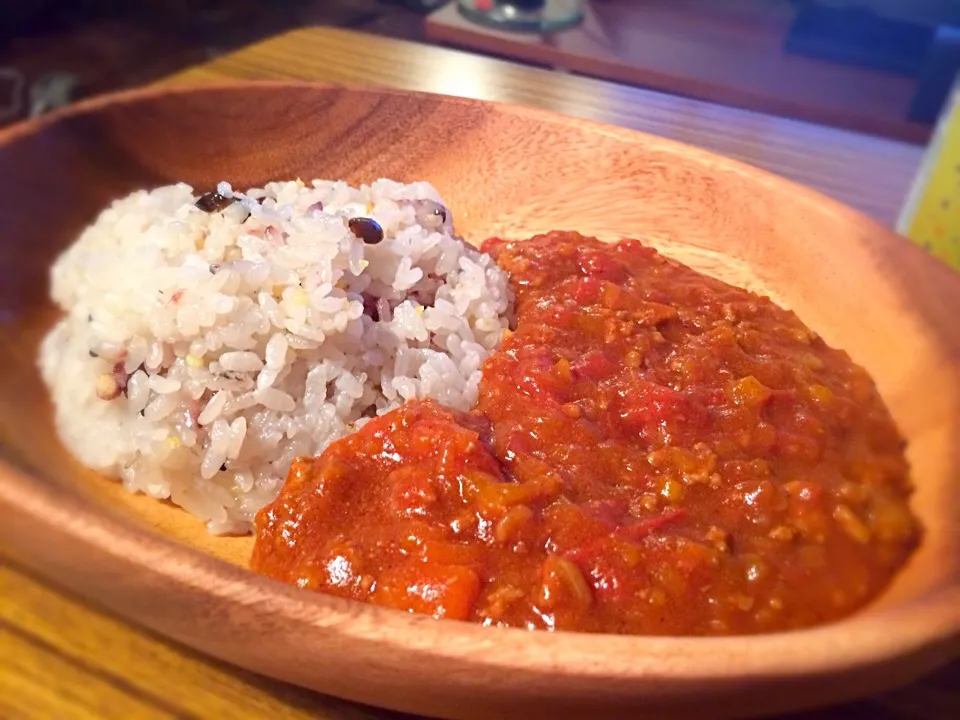 じっくりストウブで煮込んだひき肉のカレー|たんたんさん