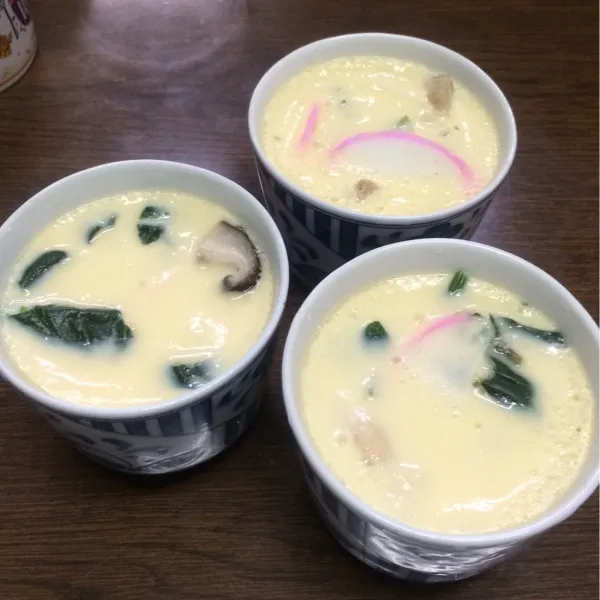 Snapdishの料理写真:茶碗蒸しと玉子かけご飯♡|acaneさん