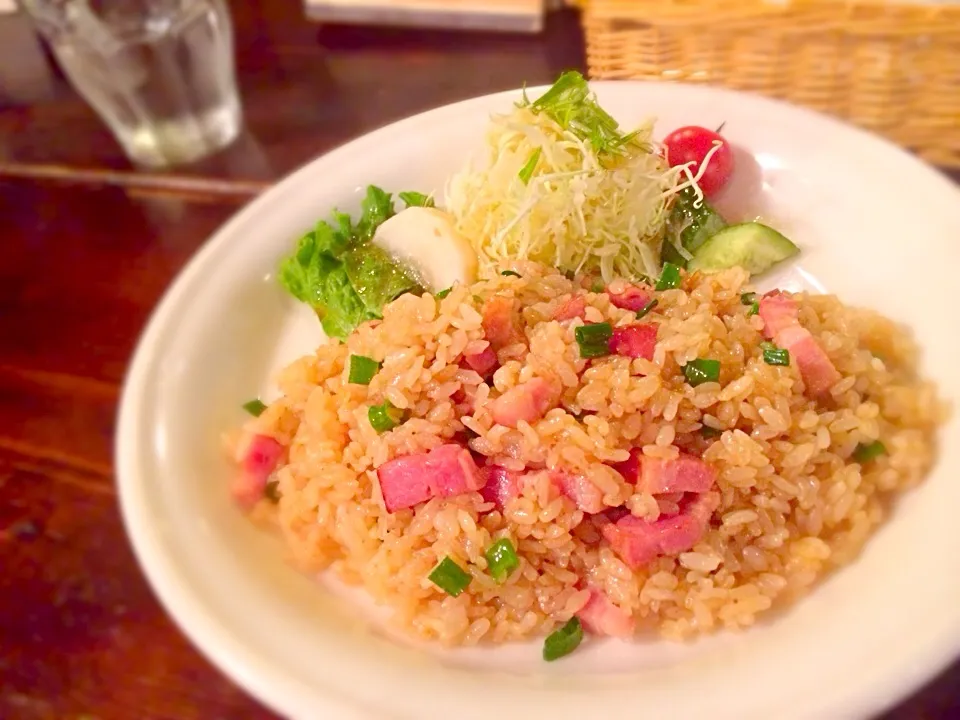 ベーコンとねぎの炒めご飯|ゆかっぱ:-)さん