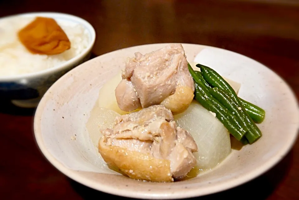 塩麹鶏と大根の煮物|ももさん