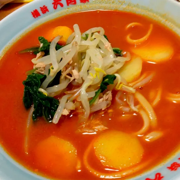 テグタン麺！もちもち生麺＋辛スープでうまうま！）残ったスープに豆腐と豚肉入れてお弁当にする(´ω｀)（六角家は無関係|ゆきこぱんださん