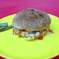 Hamburguesa de camarón en ke-tortas!|Roberto Nayaさん