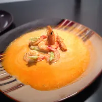 French style shrimp with tomato cream  sauce|xinさん