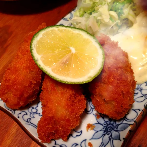 生牡蠣食べたいけど、、、カキフライで！|あややさん