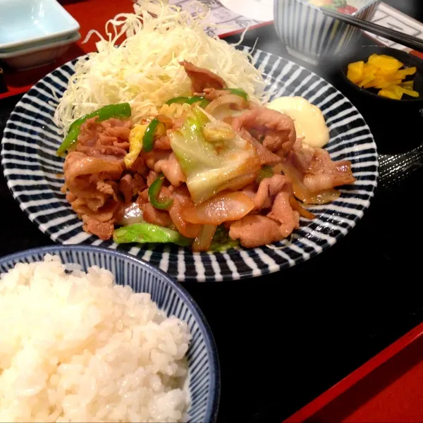 しょうが焼き定食|あややさん