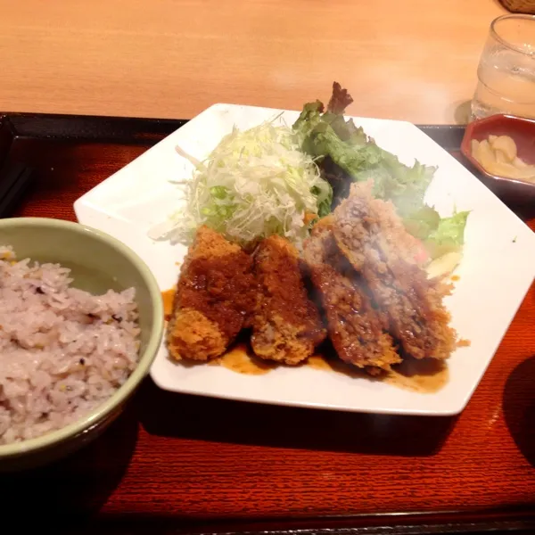 メンチカツ定食☆|あややさん