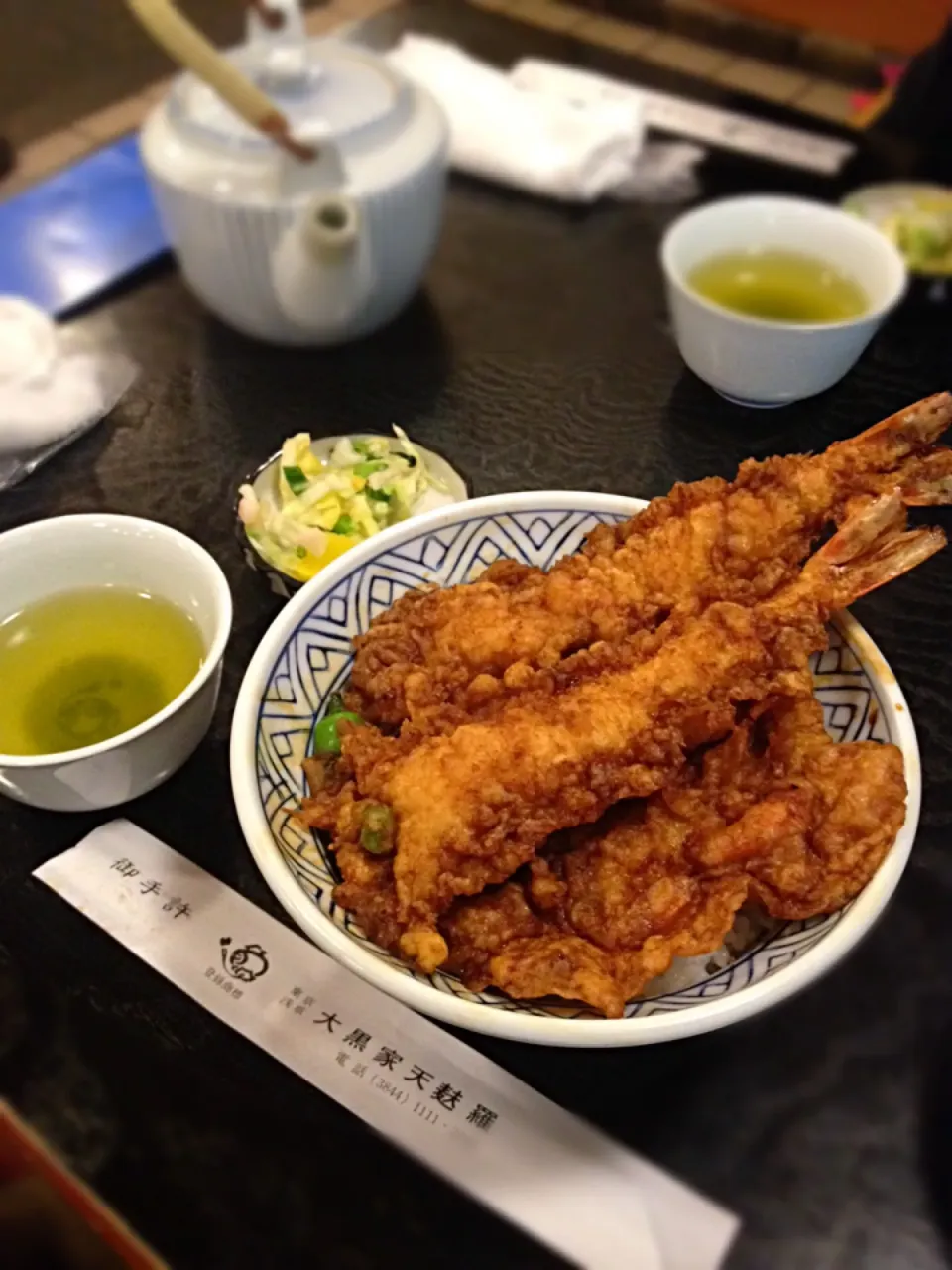 浅草・大黒屋別館の天丼！！海老2かき揚げ1|taketomon2000さん