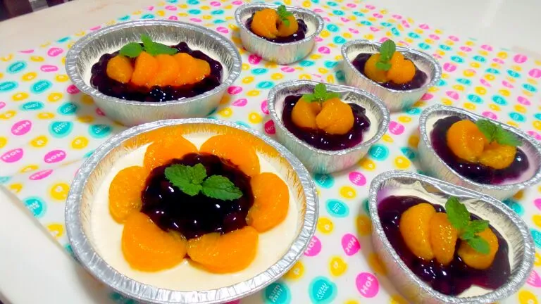 blueberry orange cheese pie|siwanee loonthaさん