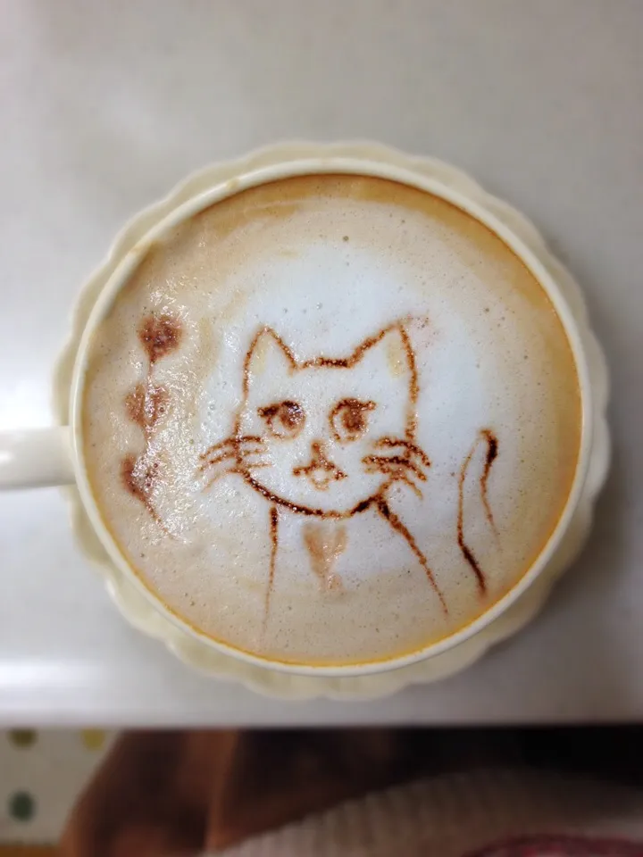 デザインカプチーノ 猫|Stacykrnnyaさん