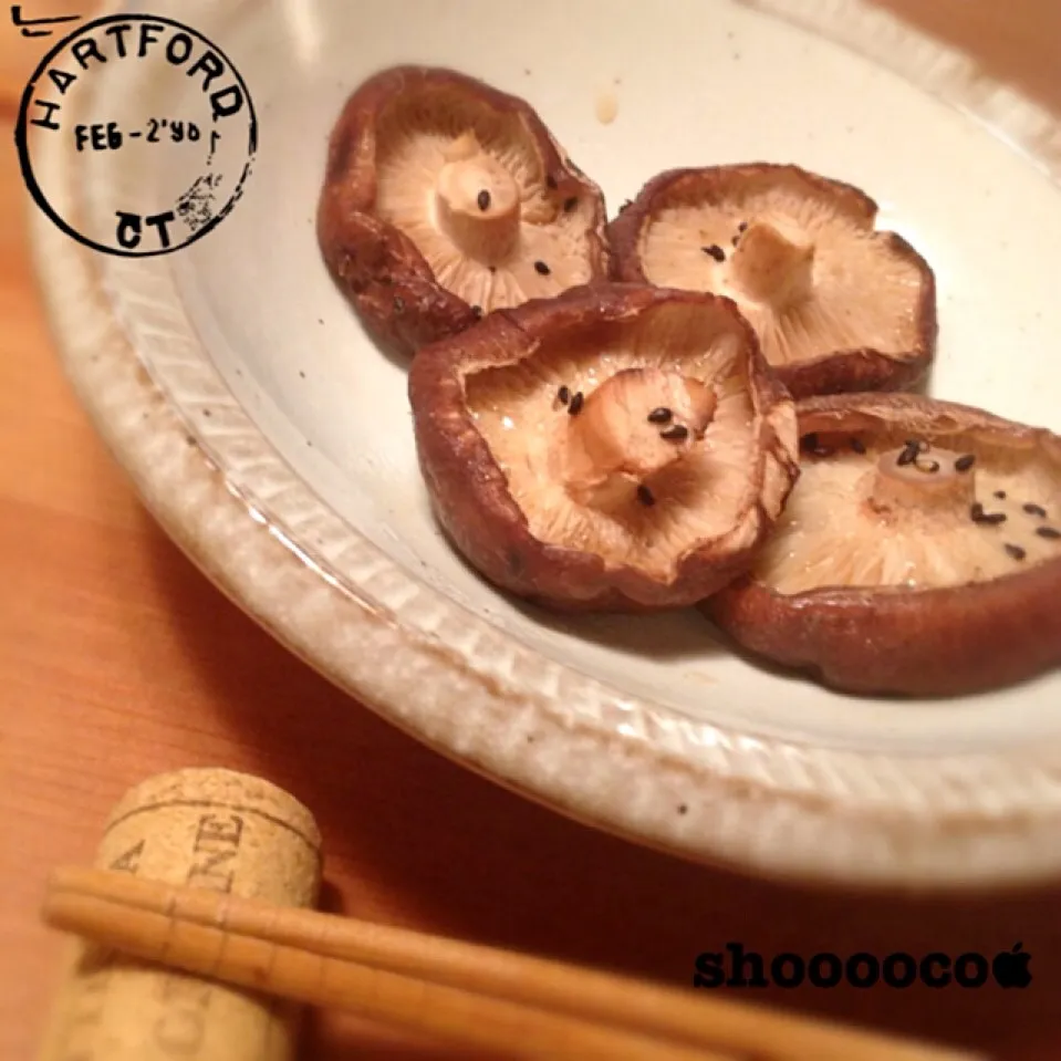 かつて、私の部屋にキノコが生えたことがあるんです‼︎あれ、食べられたのかなぁ。椎茸🍄はこれがめっちゃ美味しい‼︎|shoooocoさん