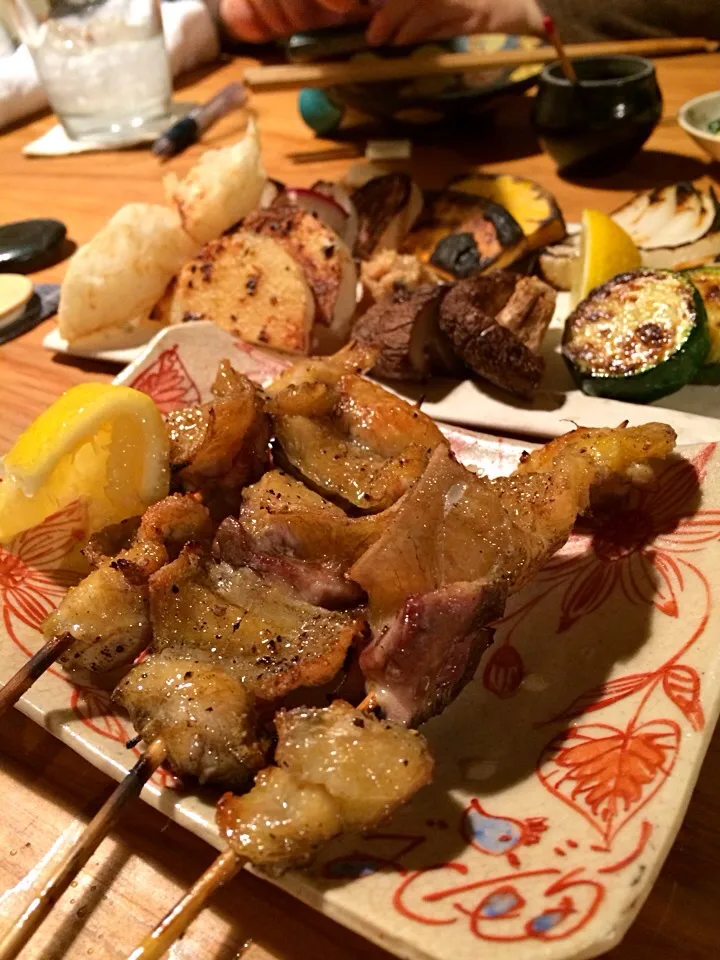 身とぼん尻、焼き野菜盛合せ|Babyelephant-Tさん