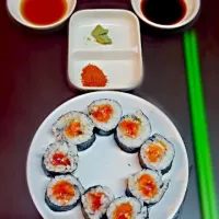 Snapdishの料理写真:mini shushi by rumah lezat simplisio my appetizer ❤|Utami Rahayuさん