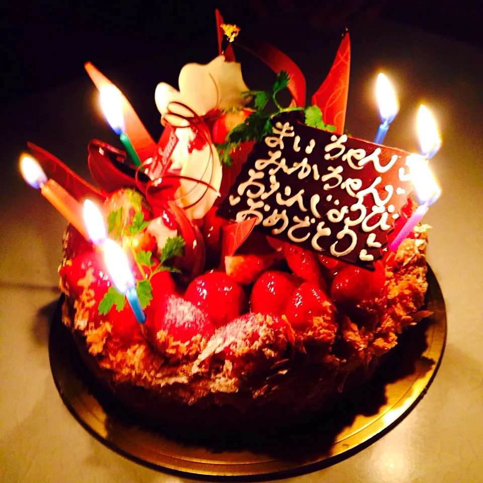 birthday cake❤︎thank you!2014.03|yamami03さん