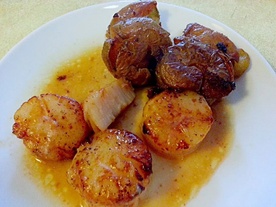 Scallops with Smushed Potatoes :-)|PoppyAnne Plevrakisさん