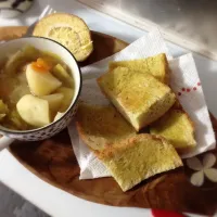 朝食★☆★具沢山ポトフ・カレー味食パンなど^_^|あやさん