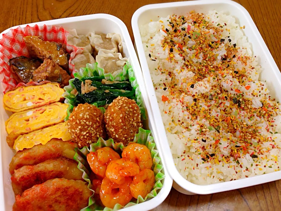 地味〜に手のかかった物は、地味〜に美味いんだ弁当|ちもこさん