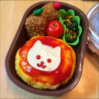 Snapdishの料理写真:今日のお弁当はオムライスー(*´д｀*)|meltさん