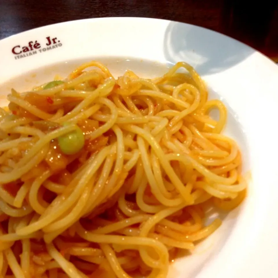 ズワイガニと野菜のパスター♪( ´▽｀)|meltさん