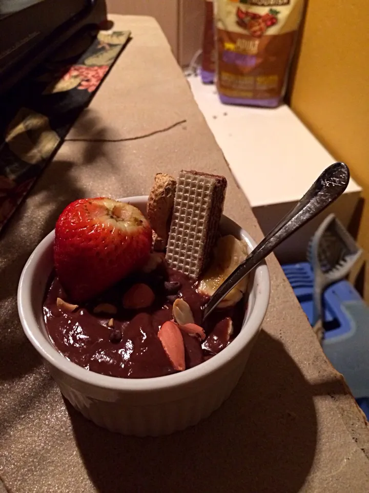 My younger sister's homemade chocolate pudding|Rosieさん