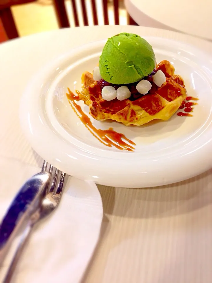 Greentea Waffle🍳|PeonyYanさん