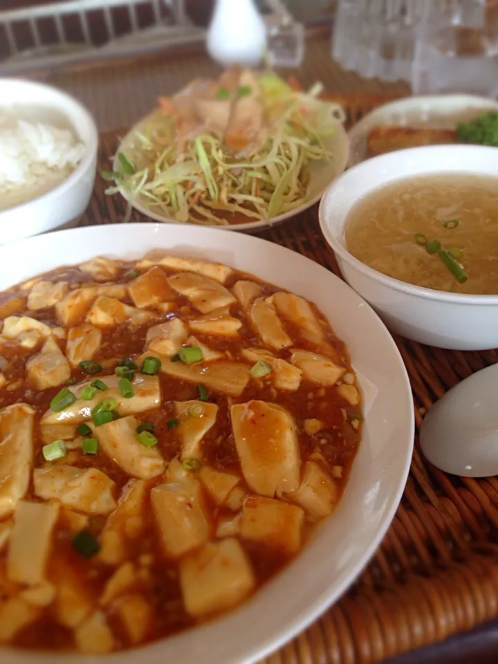 忠峰さんの麻婆豆腐ランチ|🐶たぬとんキッチンさん