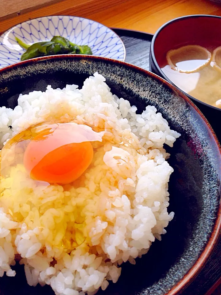 卵かけ御飯でお昼ご飯|zeroweb_bossさん