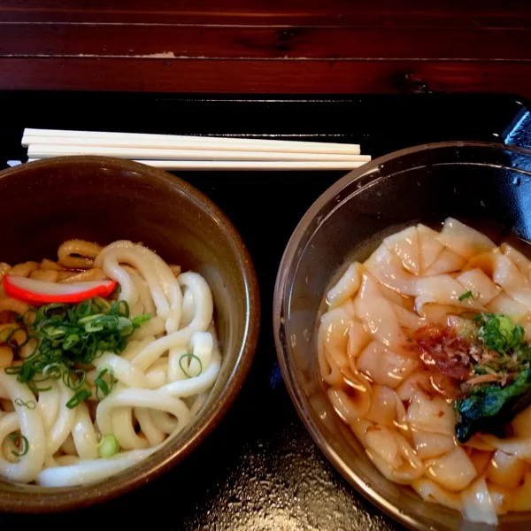 Snapdishの料理写真:伊勢うどん、赤福氷、モクモクのあらびきチーズ、赤福❤
食べ歩きの旅でした（笑）|なつこさん