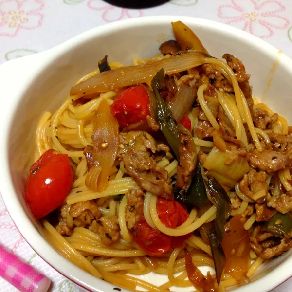 ぷちとまと
ねぎ
たまねぎ
しめじ
バジル
醤油o(^▽^)o|なつこさん