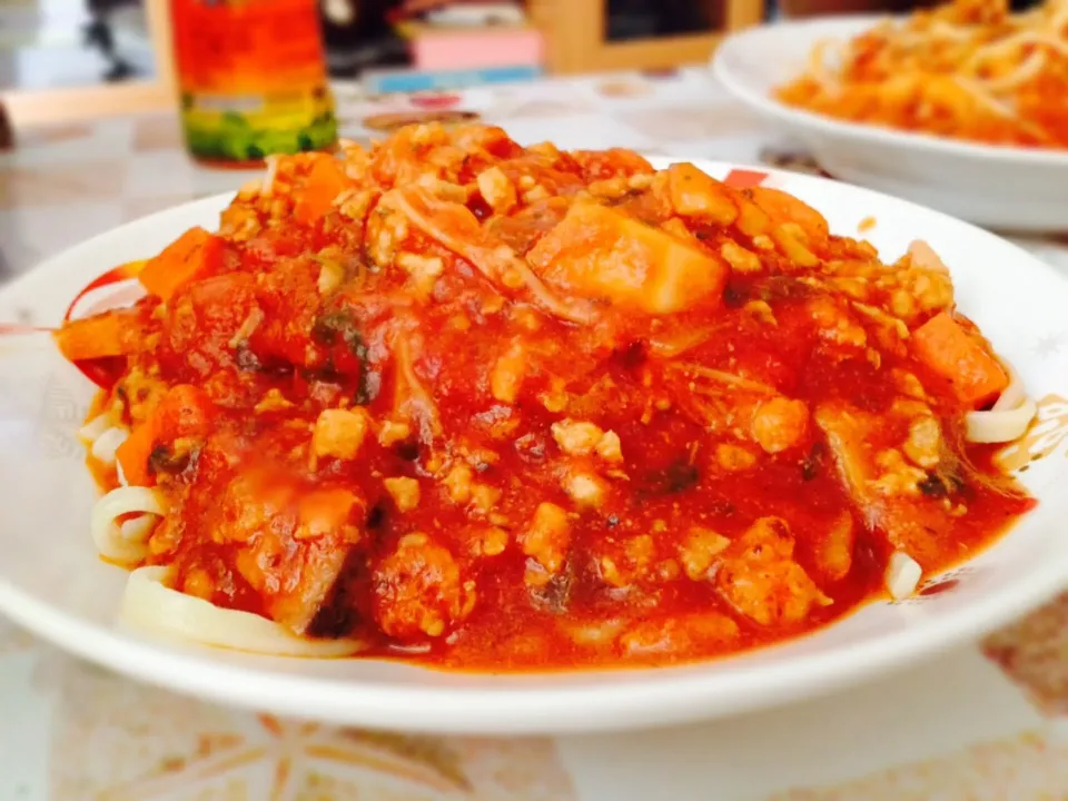 Spagetti Tomato sauce #Home|Ferrari Funny-Galさん