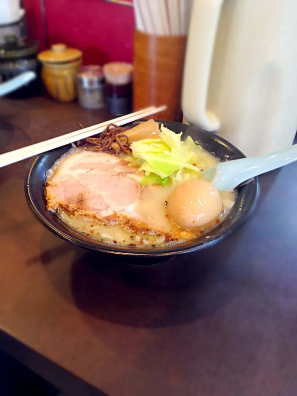 鶏塩ラーメン|黒髪クさん