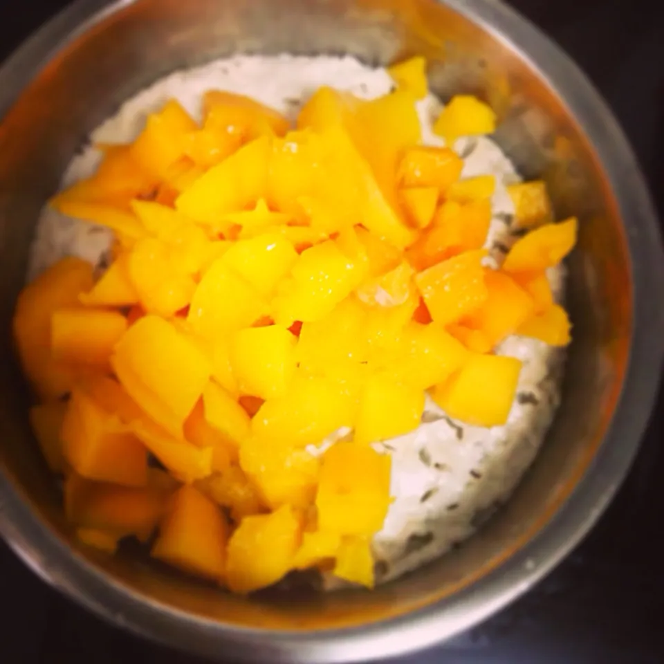 Mango coconut rice|🍀Red🌴さん